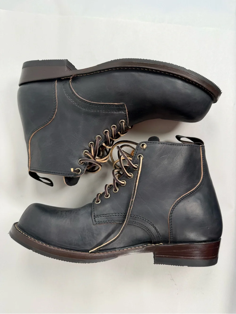 Thursday Boot Co. Men’s Brawler Size 13 Teacore Horse Rump Italian Leather Black Men main image 4